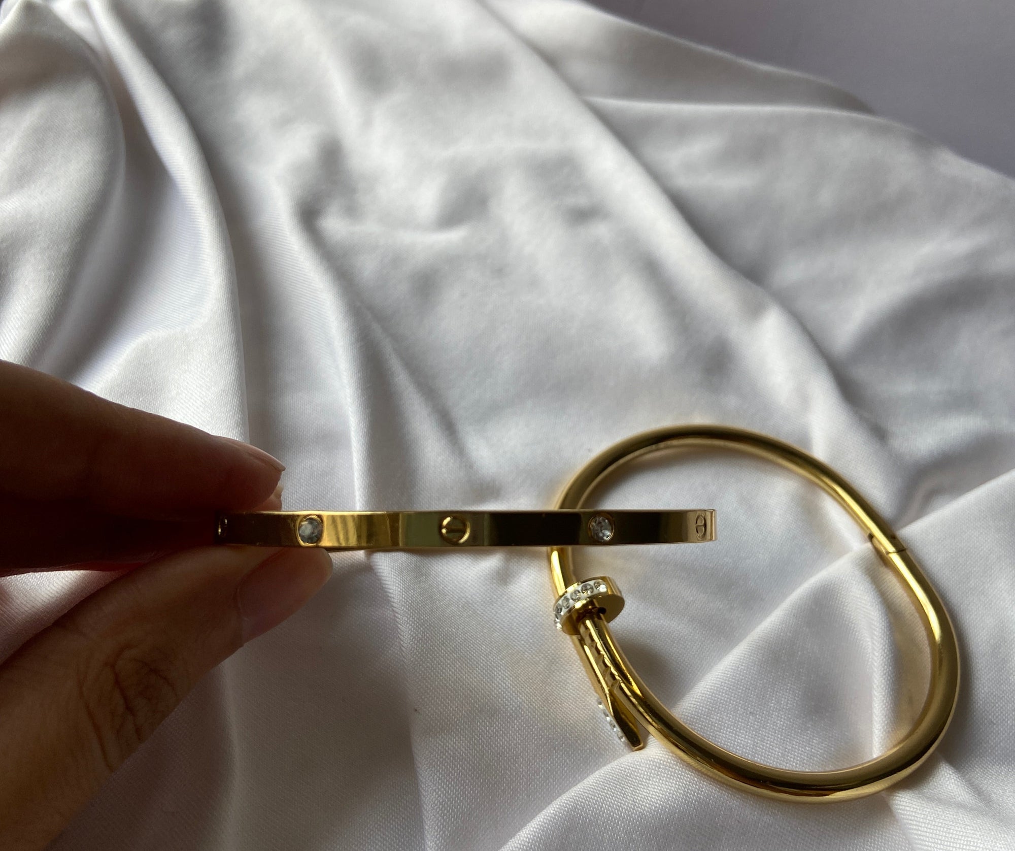 Gold Studded Anti Tarnish Everyday Bracelet