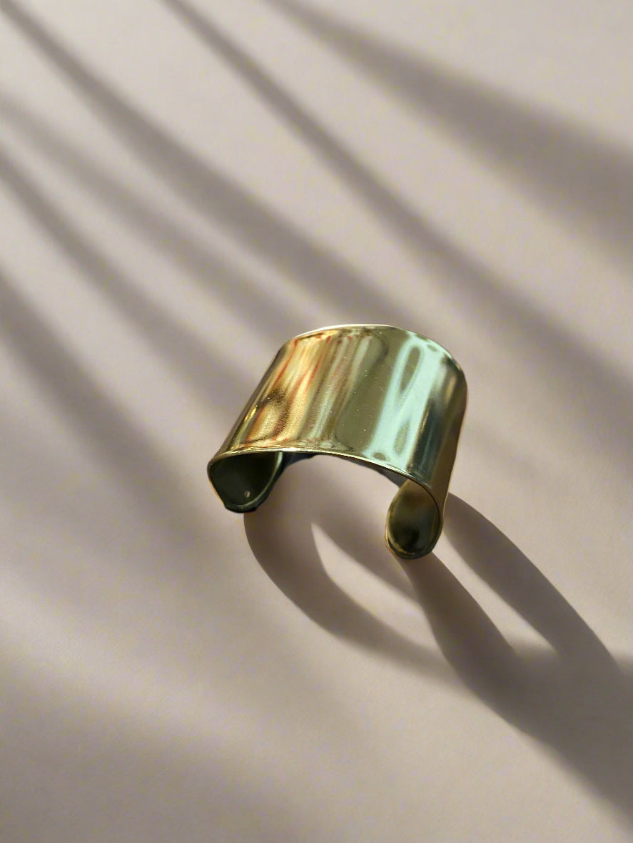 gold cuff bracelet anti tarnish