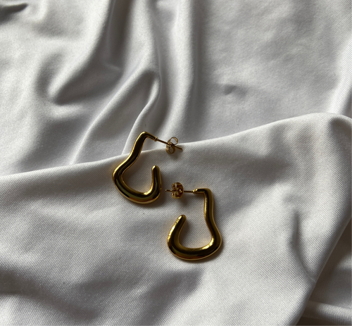 Abstract Anti Tarnish Earrings