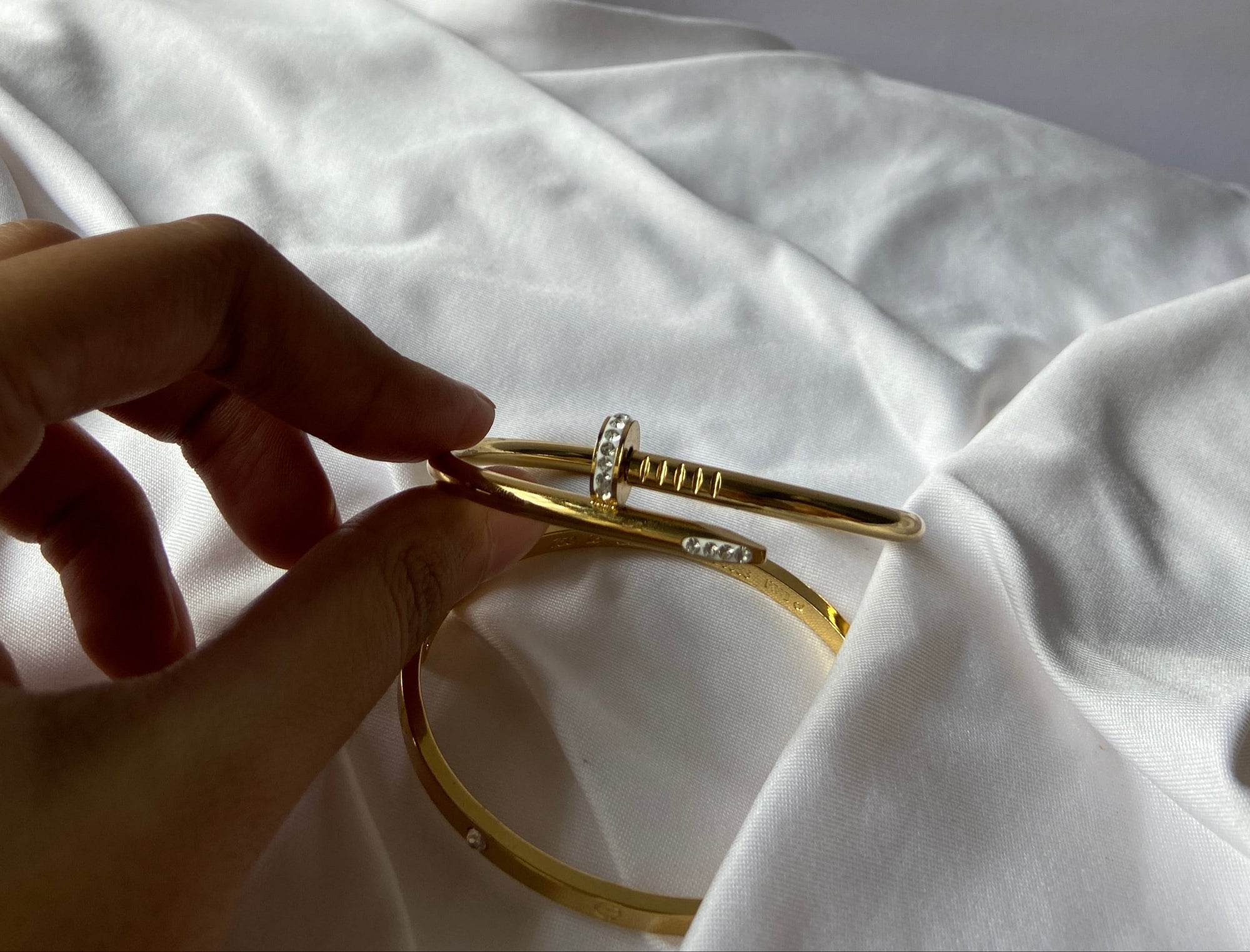 Gold Studded Anti Tarnish Everyday Bracelet