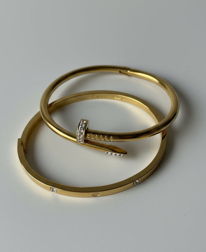 Gold Studded Anti Tarnish Everyday Bracelet